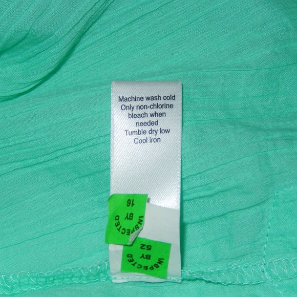 Athleta Swim Cover Tunic XS Mariana Tiffany Blue Green White Sequin - Picture 8 of 8